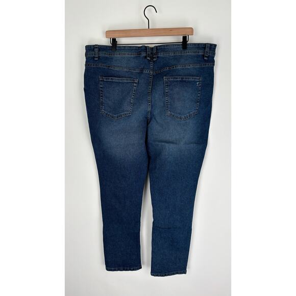 The Perfect Jean NYC OG Stretch Skinny Fit Denim Jeans Men 42x30 Admiral New - Picture 8 of 14